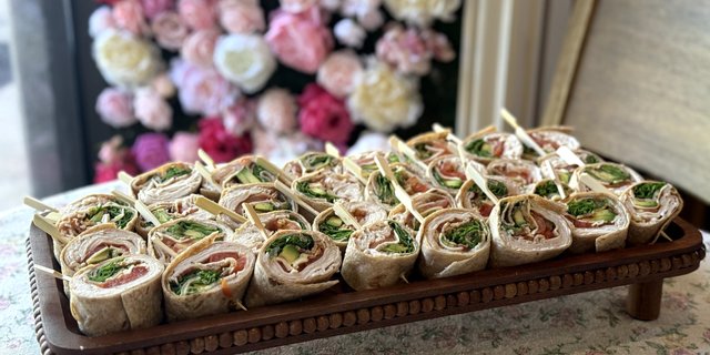 Turkey BLT Pinwheels Platter