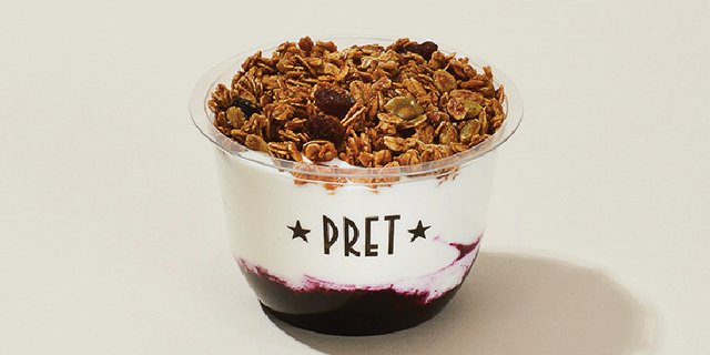 Blueberry & Granola Pot
