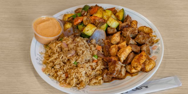 Chicken & Steak Hibachi Lunch