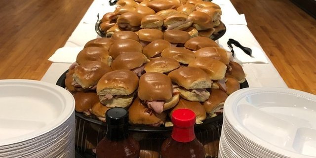Smoked Meat Sliders Tray