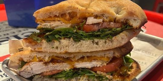 Georgia Peach Chicken Sandwich