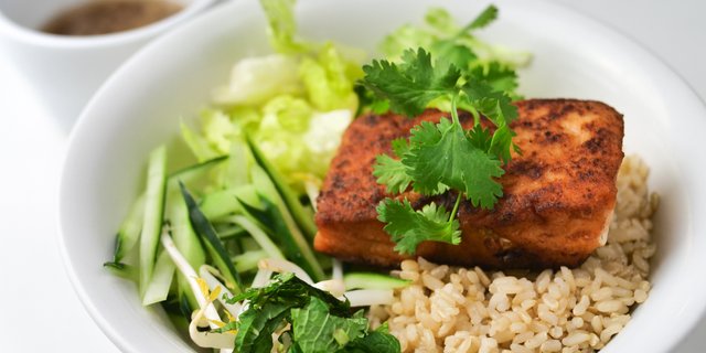 Pan-Fried Norwegian Salmon Bowl