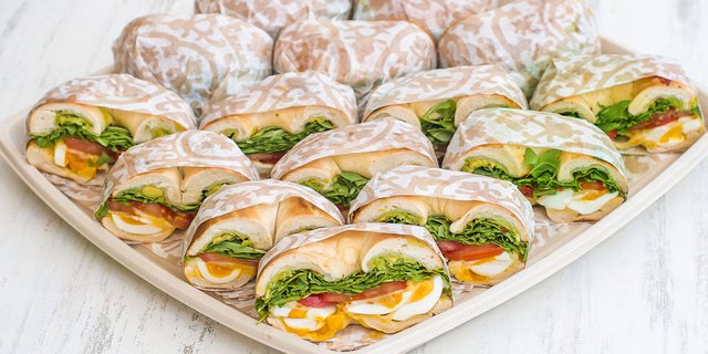 Perfect Egg Sandwich Platter