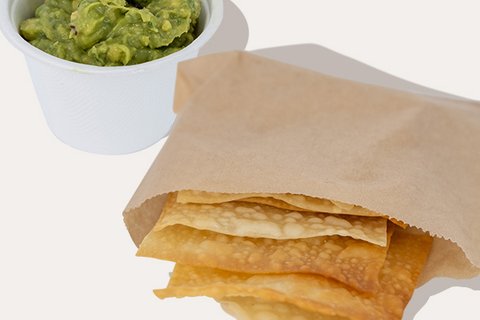 Edamame Guac w/ Wonton Chips