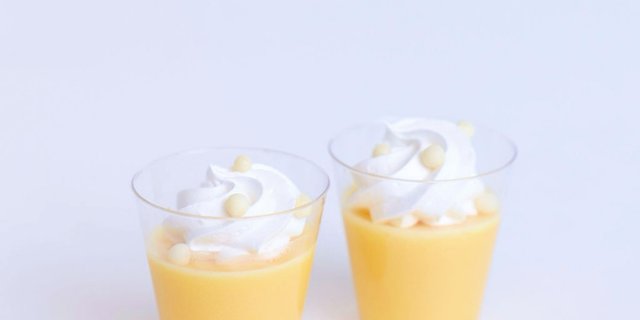 Passion Fruit Mousse Dessert Shot