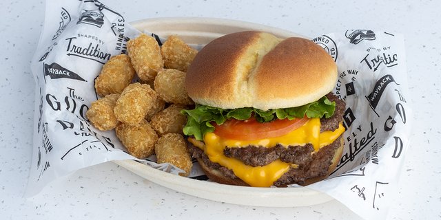 Double Cheeseburger & Tater Tots Boxed Meal