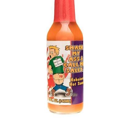 Bottle of Smack My Ass And Call Me Sally Habanero Sauce