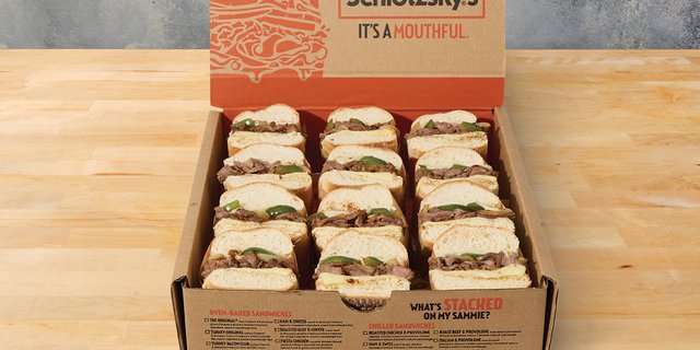 Small Philly Cheesesteak Sub Tray
