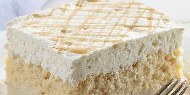 Tres Leches Cake Slice