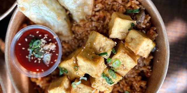 Individual Organic Tofu Kimchi Rice