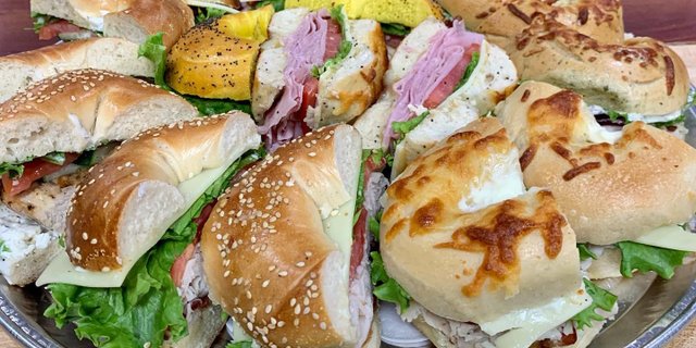 Breakfast Sandwich Bagel Tray
