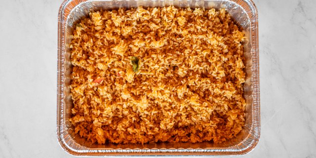Half Pans of Mexican Rice