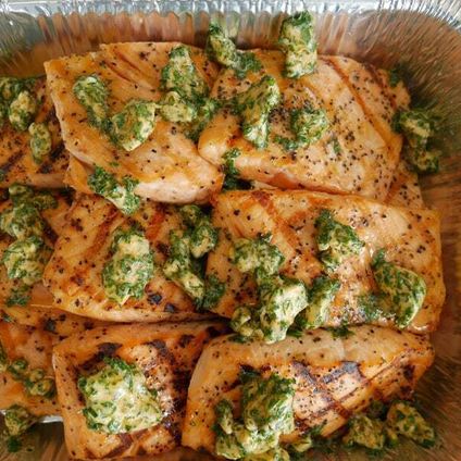 Salmon With Creole Butter
