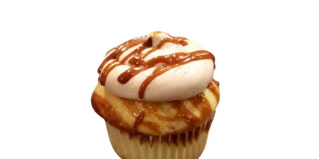 Gluten-Free Vanilla Caramel Cupcake