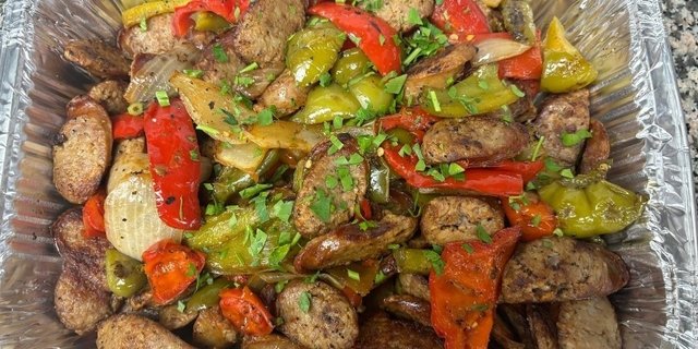 Italian Pork, Sausage & Peppers Tray