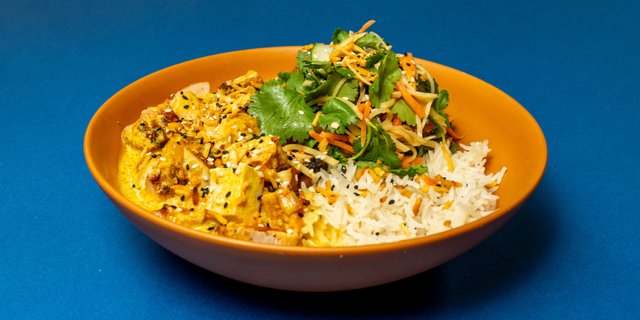 Golden Chicken Curry Bowl