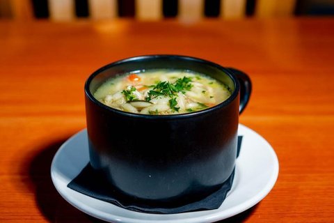 Chicken Lemon Orzo Soup