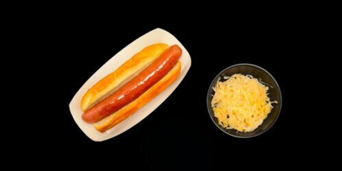Hot Dog With Sauerkraut