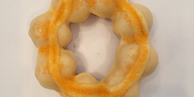 Passion Fruit Mochi Donut