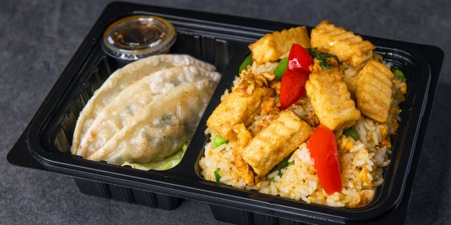 Tofu Basil Fried Rice Boxed Lunch
