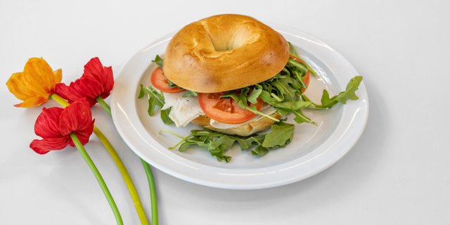 Bagel w/ Turkey