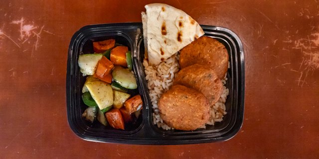 Falafel Patty Boxed Lunch