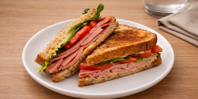 Black Forest Ham & Swiss Sandwich