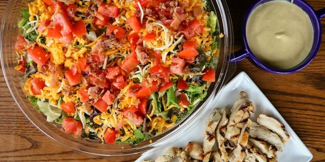 Honey Grilled Chicken Salad Party Platter