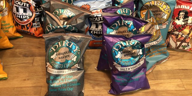 Assorted Dirty Brand Chips