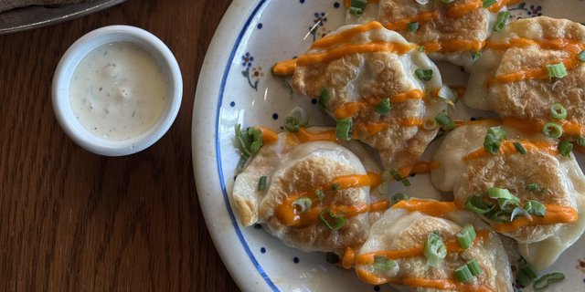 Buffalo Chicken Pierogi