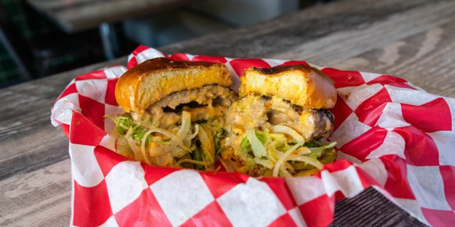 The Saucy Sally Stuffed Burger