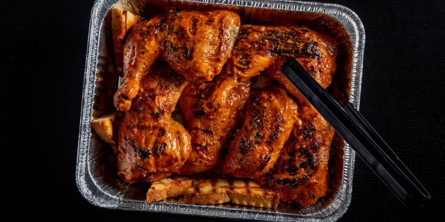 Fire-Grilled Chicken Thighs