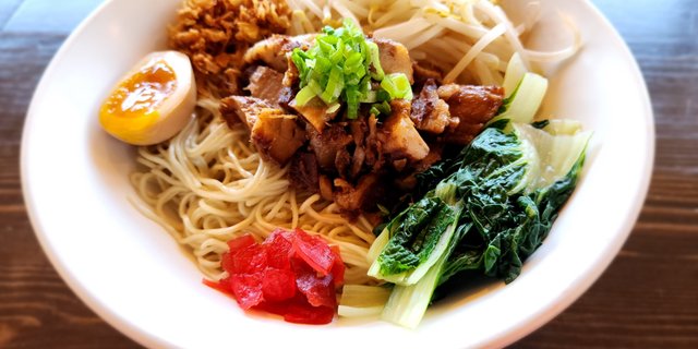 Shiro Mazemen (Broth-Less Ramen)