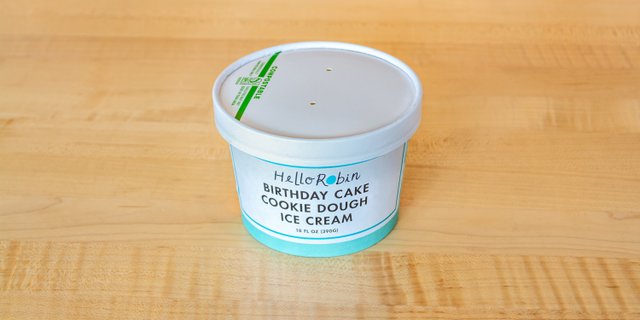 Hello Robin Cookie Dough Ice Cream