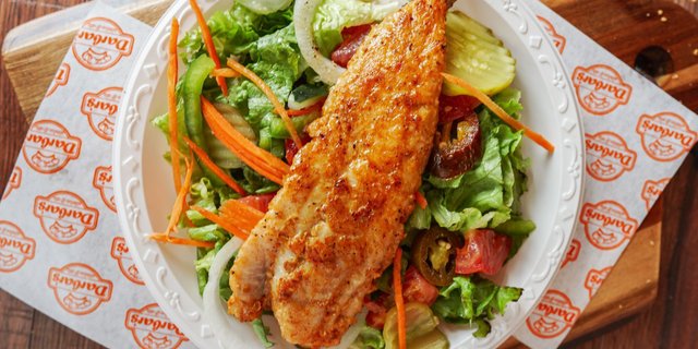 Grilled Fish Salad