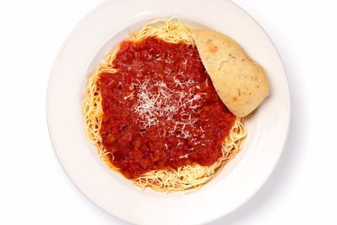 Buffet Baked Pasta Pomodoro w/ Salad