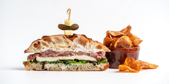 Individual Prosciutto Fresco Sandwich