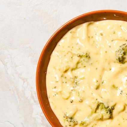 Bucket of Cheddar Broccoli Soup