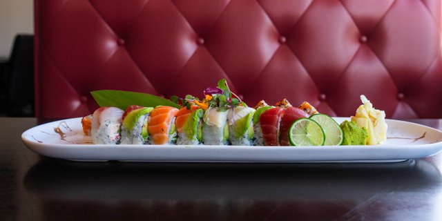Rainbow Sushi Roll