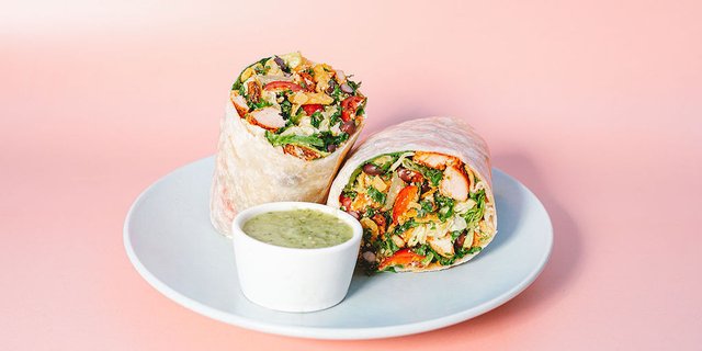 Catering Peruvian Aji Chicken Wrap Box