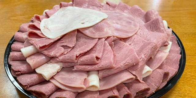 Round Cold Cuts Platter
