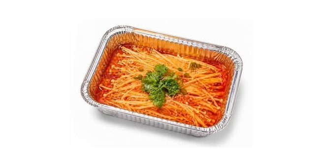 Foil-Baked Enoki Mushrooms