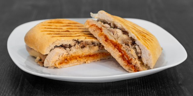 Vegan Chicken Parmesan Panini