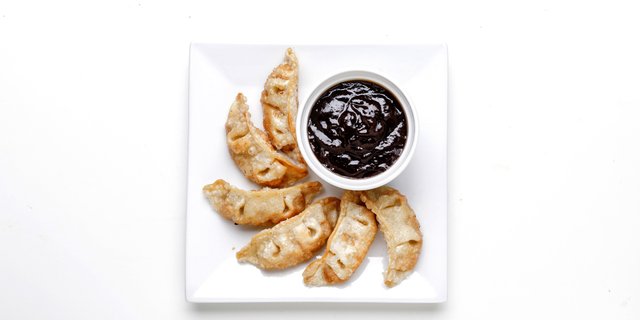Chicken Pot Stickers w/ Teriyaki Dip Sauce