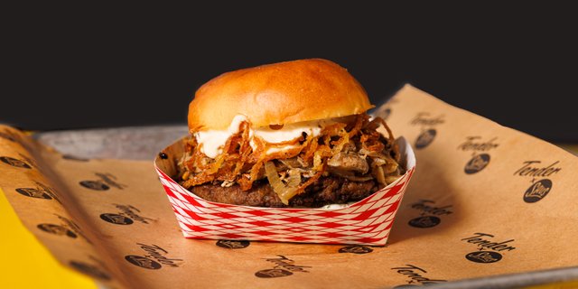 Impossible French Onion Burger