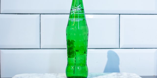 Glass Bottle Sprite