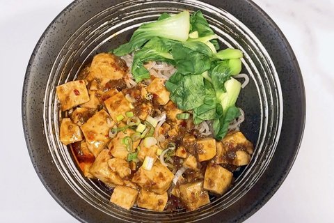 Mapo Tofu Noodles w/ Meat