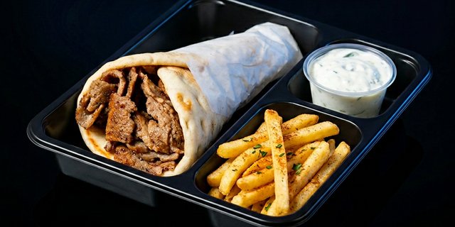 Lamb & Beef Gyro Greek Pita Box