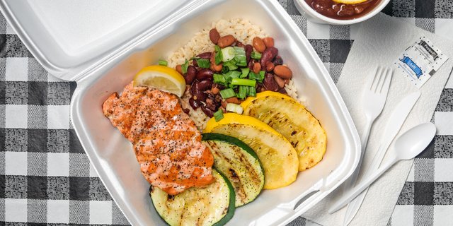 Grilled Salmon Platter