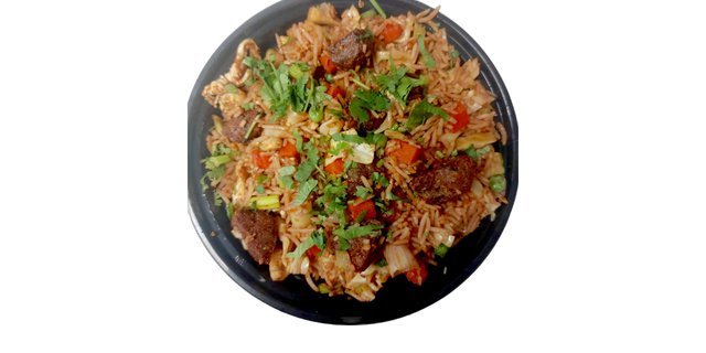 Lamb Meatball Fried Rice